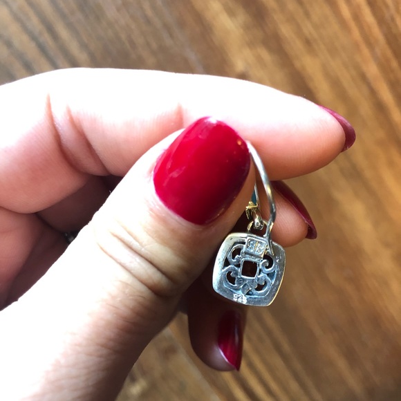 NWOT Samuel B. Citrine & Sterling Silver Pendant and Drop Earrings - Picture 5 of 12